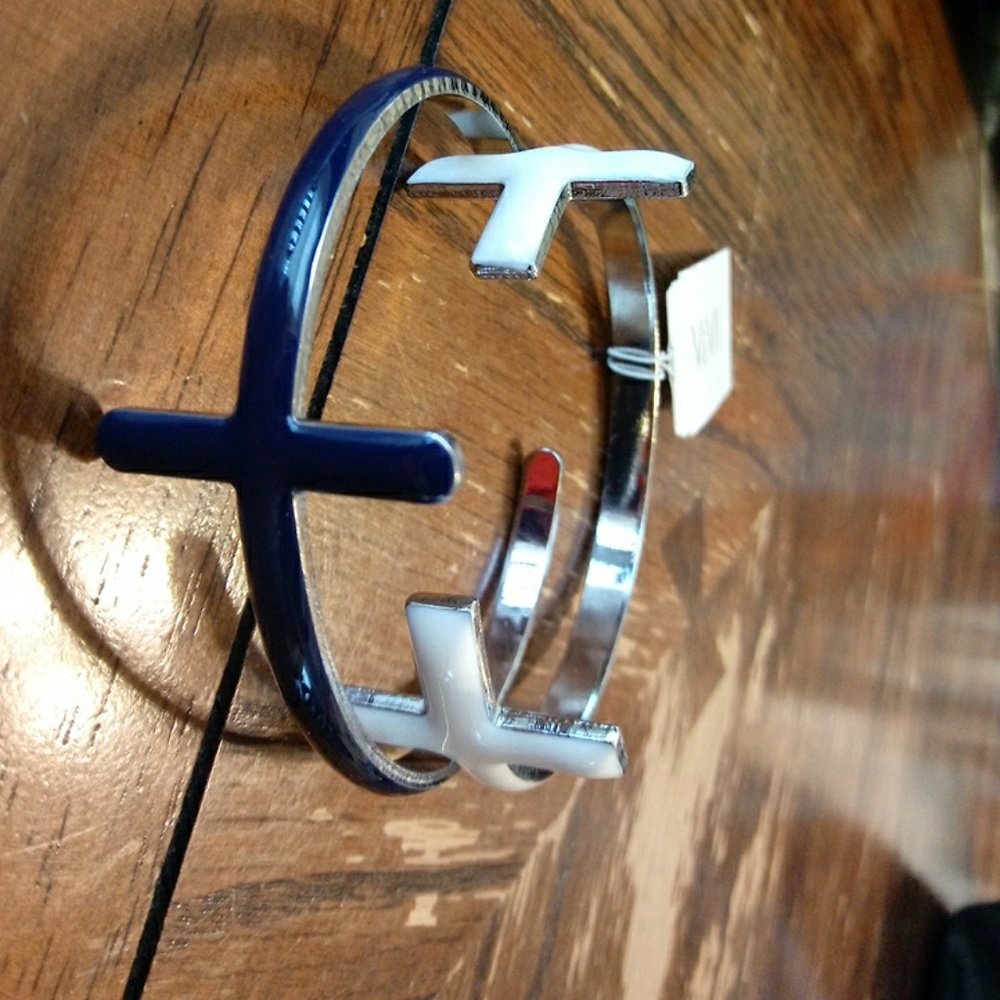Cross bangles
